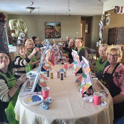 Hosting paint night