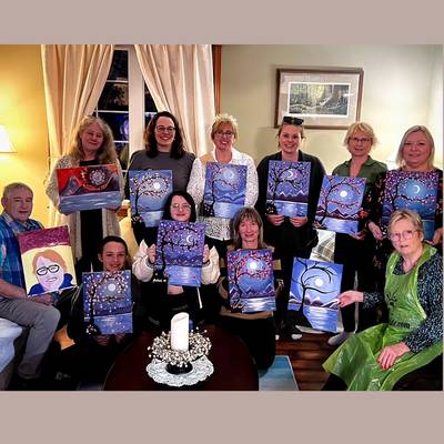 Hosting paint night